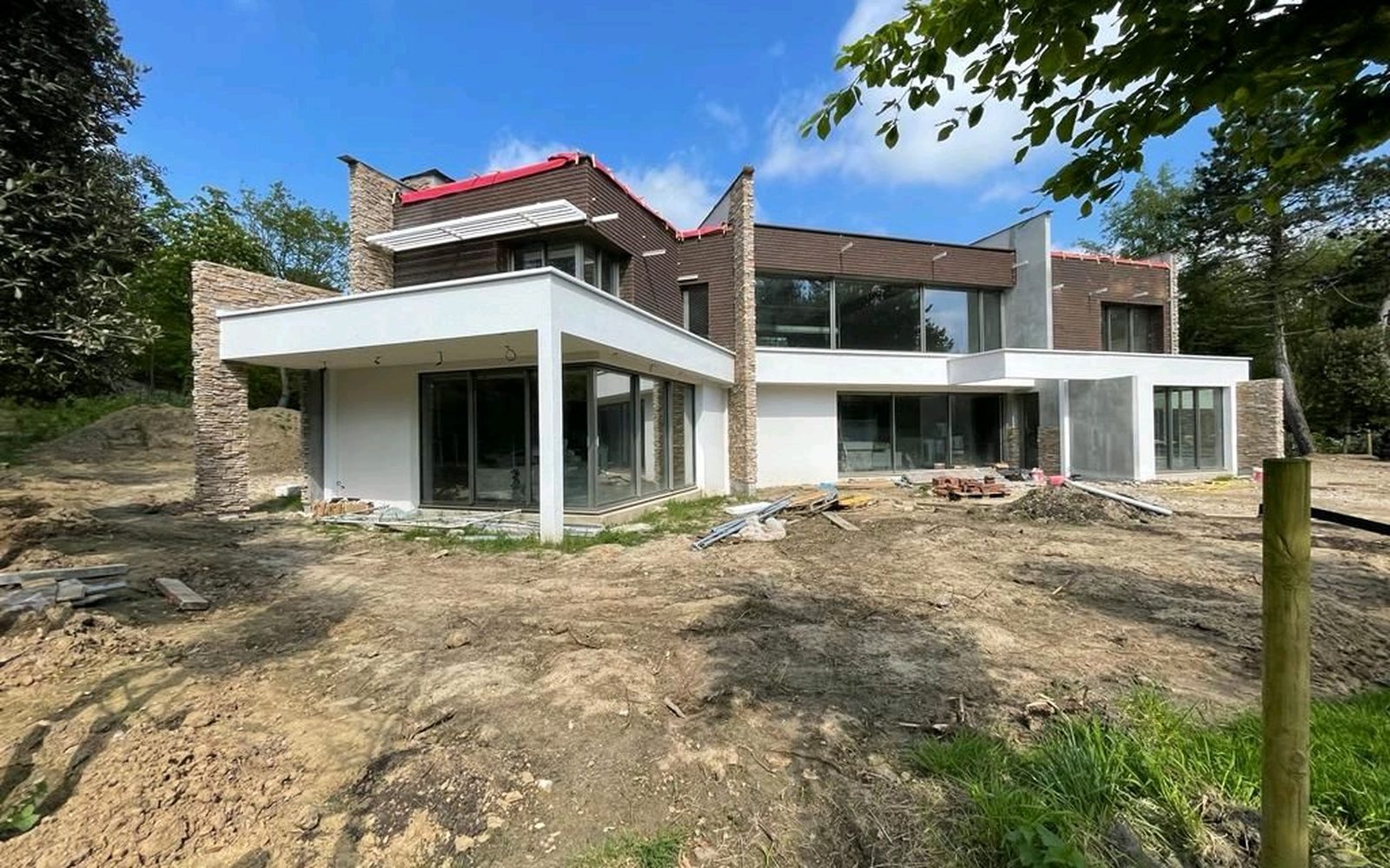 Construction neuve d’une villa contemporaine, mission d’études structure